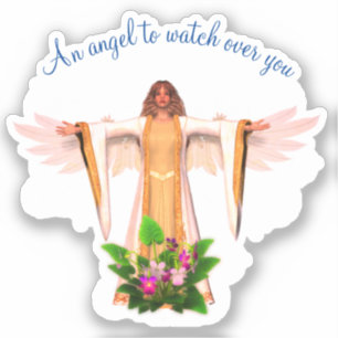 Guardian Angel Gepersonaliseerd Inspirerend Sticker