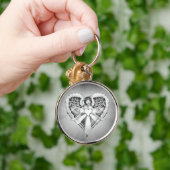 Guardian Angel Heart Wing Design) Sleutelhanger (Hand)