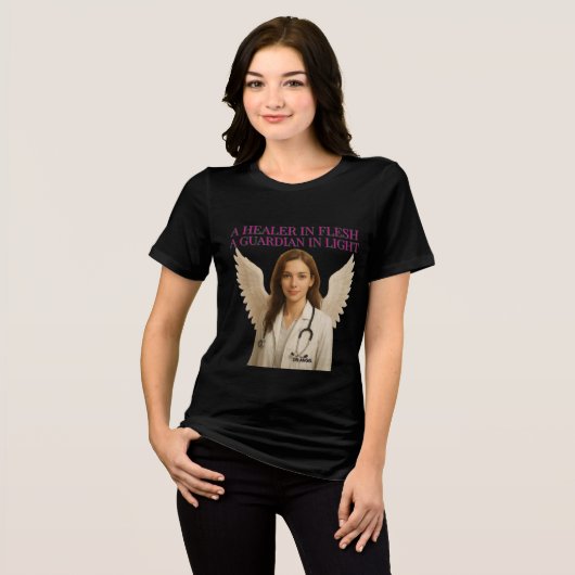 GUARDIAN ANGEL IN HET SHIRT WHITET (Voorkant volledig)