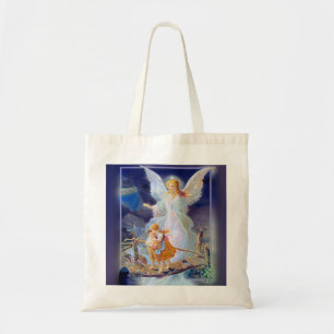 Guardian Angel, Kinderen en Brug Tote Bag