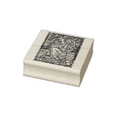 GUARDIAN ANGEL & LAMB, CEMETERY RUBBER STAMP 	RUBBERSTEMPEL (Stempel)
