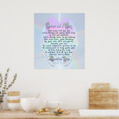 Guardian Angel Love Poster (Keuken)