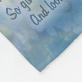 Guardian Angel met gedicht Fleece Deken (Hoek)