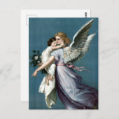  Guardian Angel met kind Briefkaart (Voorkant / Achterkant)