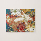 Guardian Angel met Kind in Vloertuin Legpuzzel (Horizontaal)