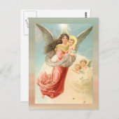 Guardian Angel met kinderen Briefkaart (Voorkant / Achterkant)