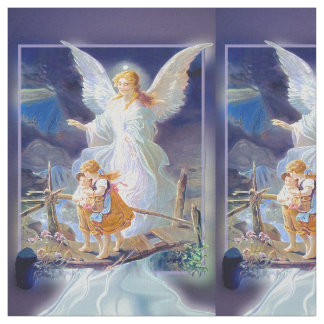 Guardian Angel met kinderen Stof