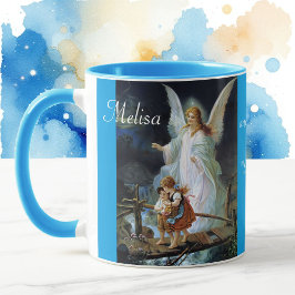 Guardian Angel met Naam Cadeau Koffie Thee Cup Mok
