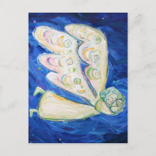 Guardian Angel met Slaapende Baby Art Briefkaarten