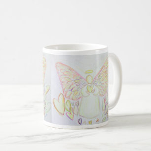Guardian Angel of Hearts Art Custom Coffee Cup Mok