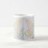 Guardian Angel of Hearts Art Custom Coffee Cup Mug (Centre)