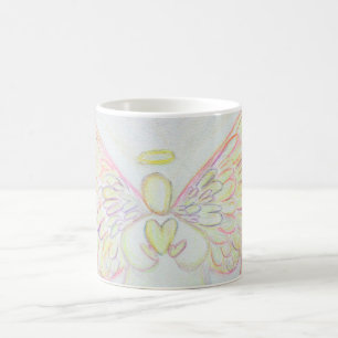 Guardian Angel of Hearts Art Custom Coffee Mok Cup