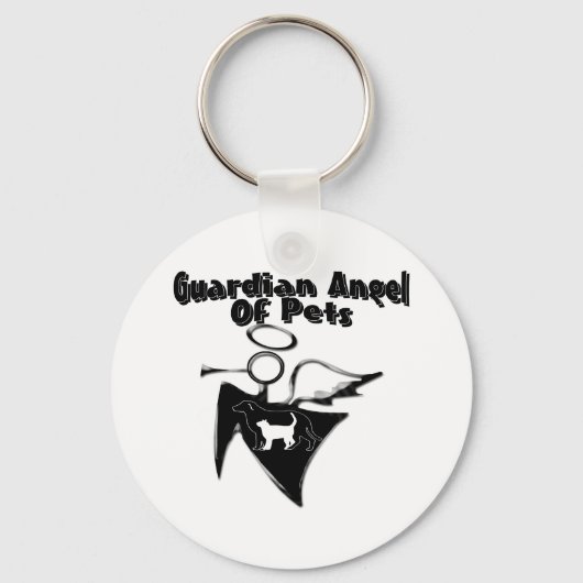 Guardian Angel of Pets Sleutelhanger (Voorkant)