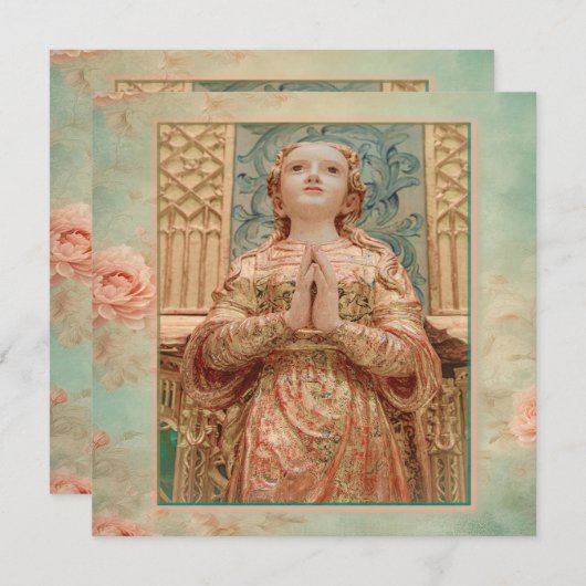 Guardian Angel picture invitation (Devant / Derrière)