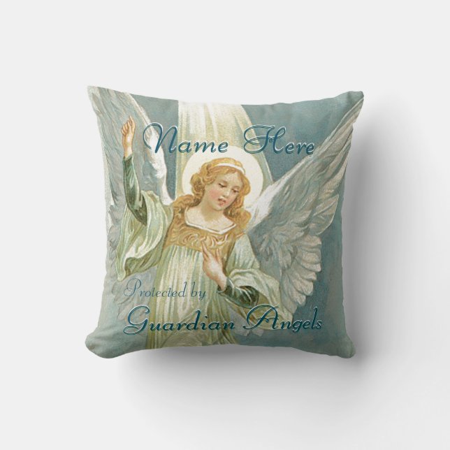 Guardian Angel Pillow Kussen (Voorkant)