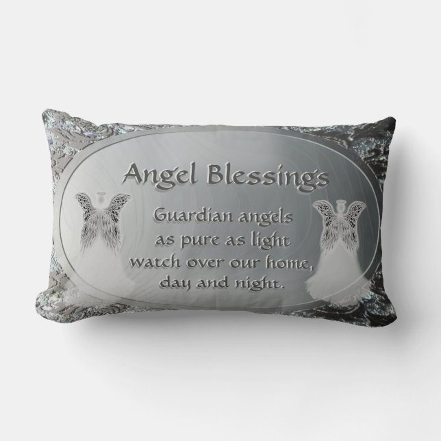 Guardian Angel Pillow Kussen (Voorkant)