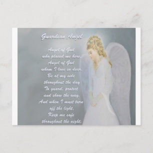 Guardian Angel Poem Briefkaart