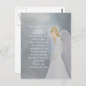 Guardian Angel Poem Briefkaart (Voorkant / Achterkant)