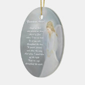 Guardian Angel Poem Keramisch Ornament (Links)