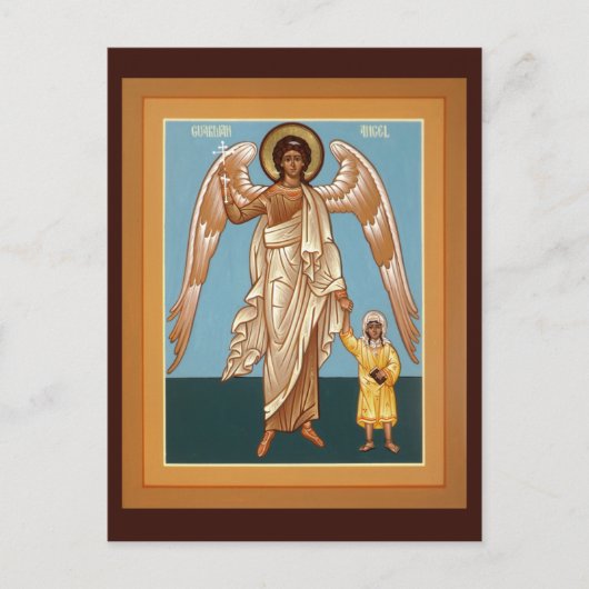 Guardian Angel Prayer Card Briefkaart (Voorkant)