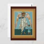 Guardian Angel Prayer Card Briefkaart (Voorkant / Achterkant)