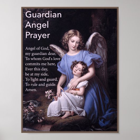Guardian Angel Prayer for Girls Poster (Voorkant)