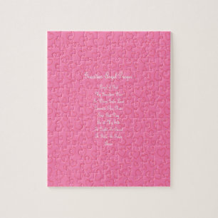 Guardian Angel Prayer Pink Legpuzzel