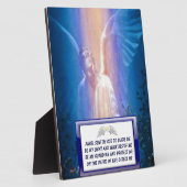 Guardian Angel Prayer plaque Fotoplaat (Zijkant)