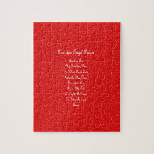 Guardian Angel Prayer Red Hearts Legpuzzel