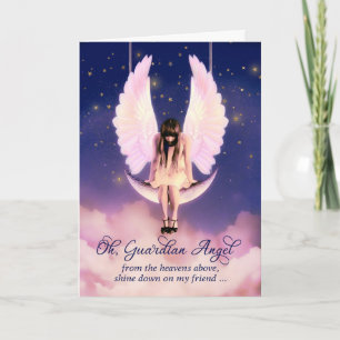 Guardian Angel Prayer voor Vrouw Friend Kaart