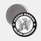 Guardian Angel Prayer Warrior Magnet Magneet (Voorkant / Achterkant)