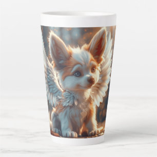 Guardian Angel Puppy Digitale Kunst Latte Mok