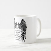 Guardian Angel Quote/Angel Wings Koffiemok (Voorkant rechts)