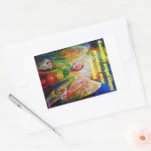 Guardian angel rechthoekige sticker (Envelop)