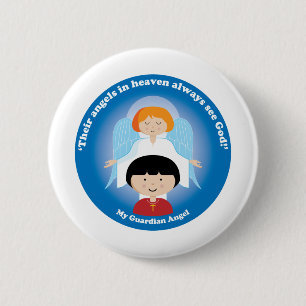 Guardian Angel Ronde Button 5,7 Cm