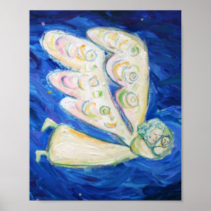 Guardian Angel Sleeping Baby Prints