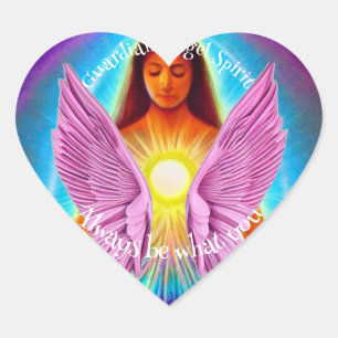 Guardian Angel Spirit Hart Sticker