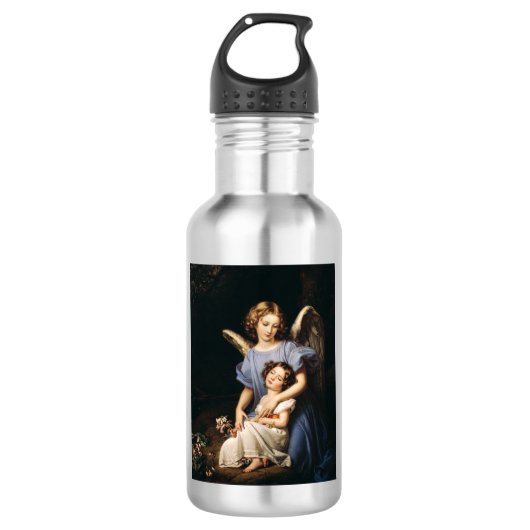 Guardian angel van Joseph Karl Stieler Waterfles (Voorkant)