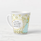 Guardian angel voor meisjes | DIY-gezegden Latte Mok (Linkerhoek)
