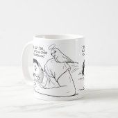 Guardian angel voor papa koffiemok (Voorkant links)