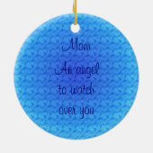 Guardian Angel Watch Over Blue Ornament (Achterkant)