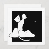 Guardian Cat Feestdagenkaart (Voorkant / Achterkant)