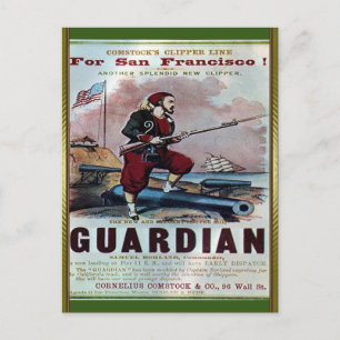 Guardian Clipper Zeilen Briefkaart