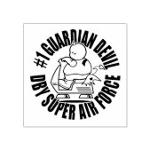 Guardian Devil Super Luchtmacht Rubberstempel (Afrduk)
