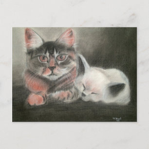 Guardian en Angel PostcardEen afbeelding van t Briefkaart