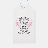 Guardian Engel Bijbel Verse Psalm 91 Cadeaulabel (Achterkant)