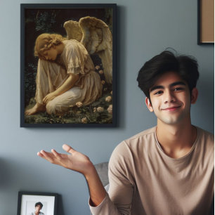 Guardian Engel Christendom Religie Foto Afdruk