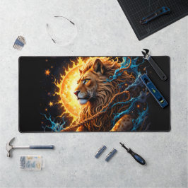 Guardian of the Solar Threshold – Lion of Balance  Bureaumat