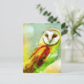 Guardian Owl Briefkaart (Staand voorkant)
