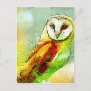 Guardian Owl Briefkaart